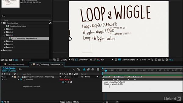 evolution wiggle expression after effects